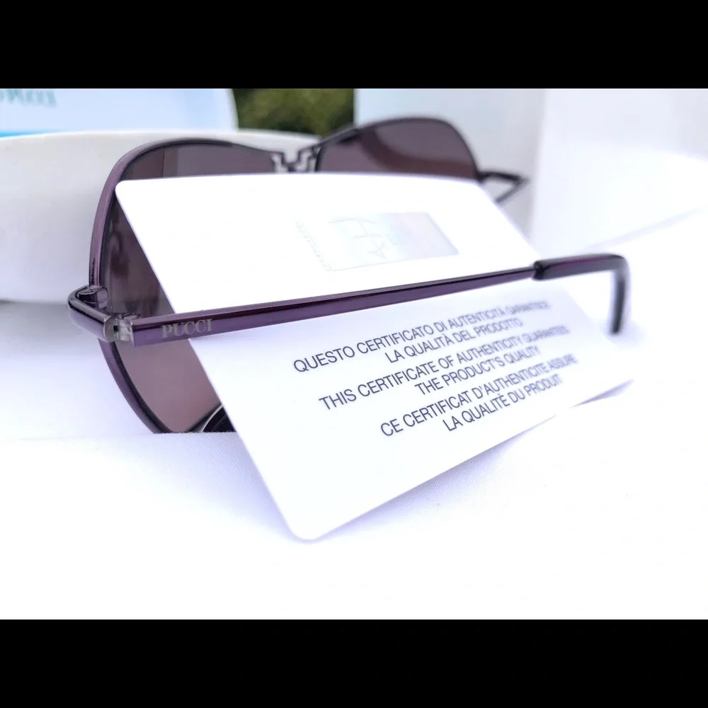 🆕 Emilio Pucci Vintage purple polarized unisex sunglasses